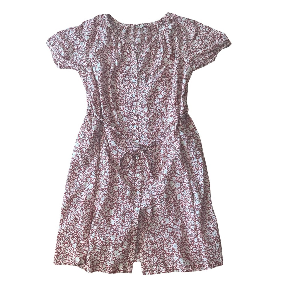 Faherty Organic Cotton Carmel Dress